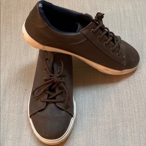 Nautica chocolate brown dress sneakers size 6
